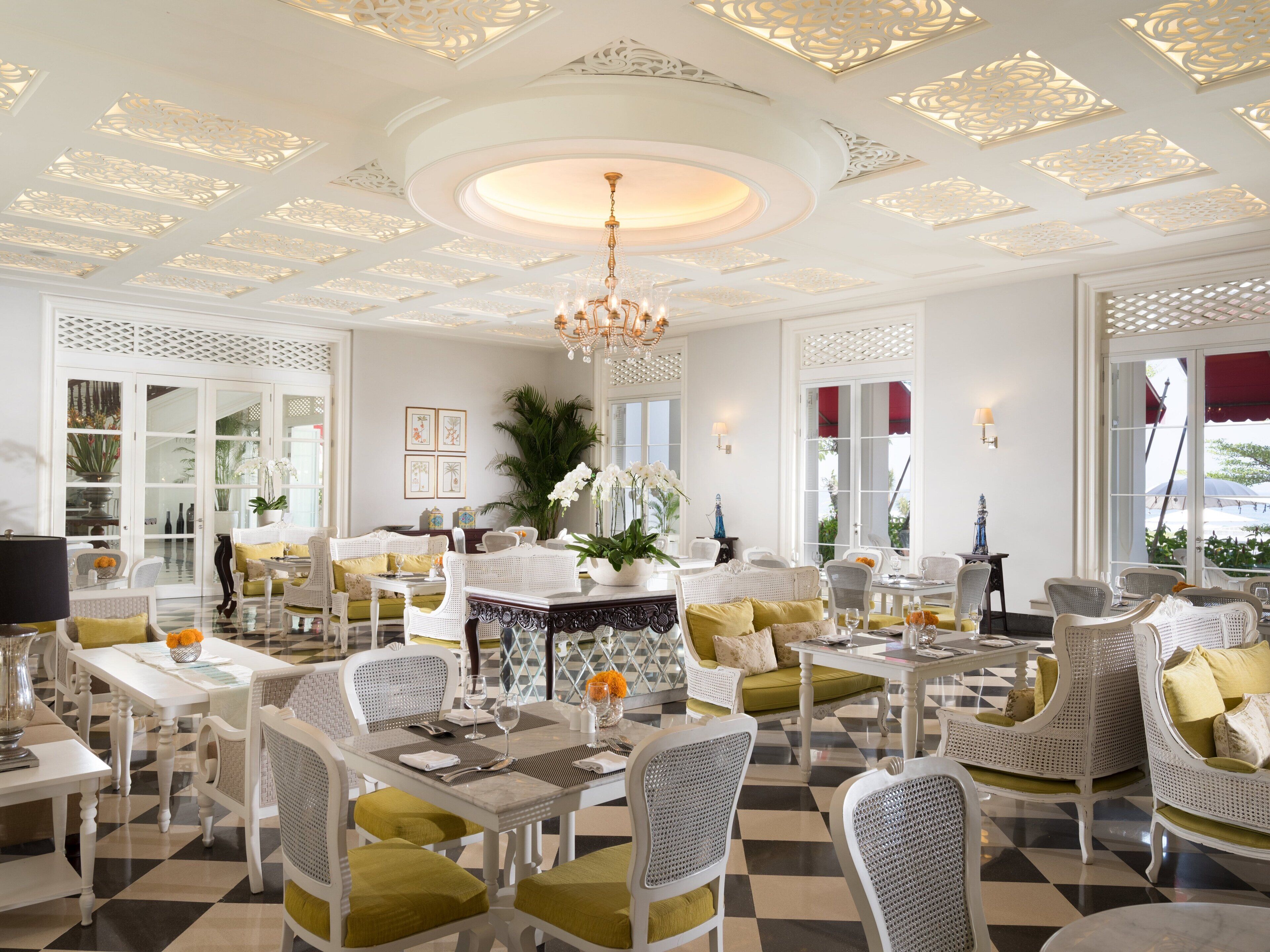 breakfast, lunch, dinner served; international cuisine, beach views