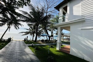 Habitación Deluxe, vistas al mar | Terraza o patio