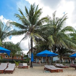 Private beach