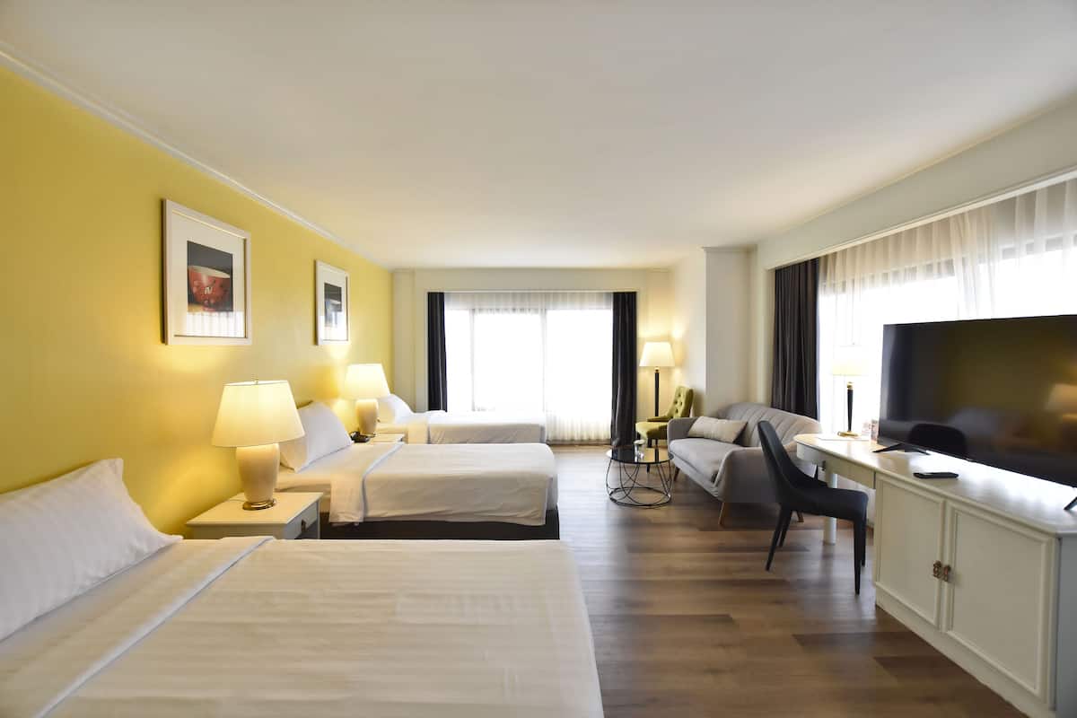 Suite Junior, vista città | 1 camera, minibar, una cassaforte in camera, una scrivania