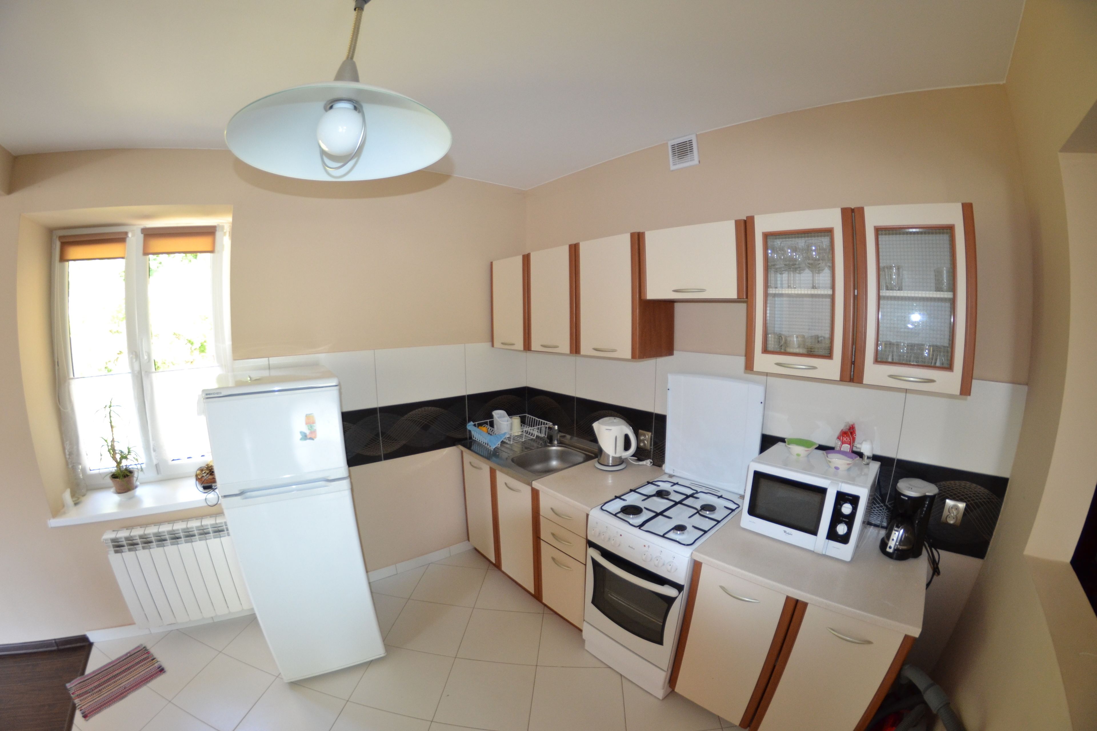 Comfort Apartment, 2 Bedrooms, Balcony, Mountain View | Private kitchen | Full-sized fridge, microwave, stovetop, coffee/tea maker