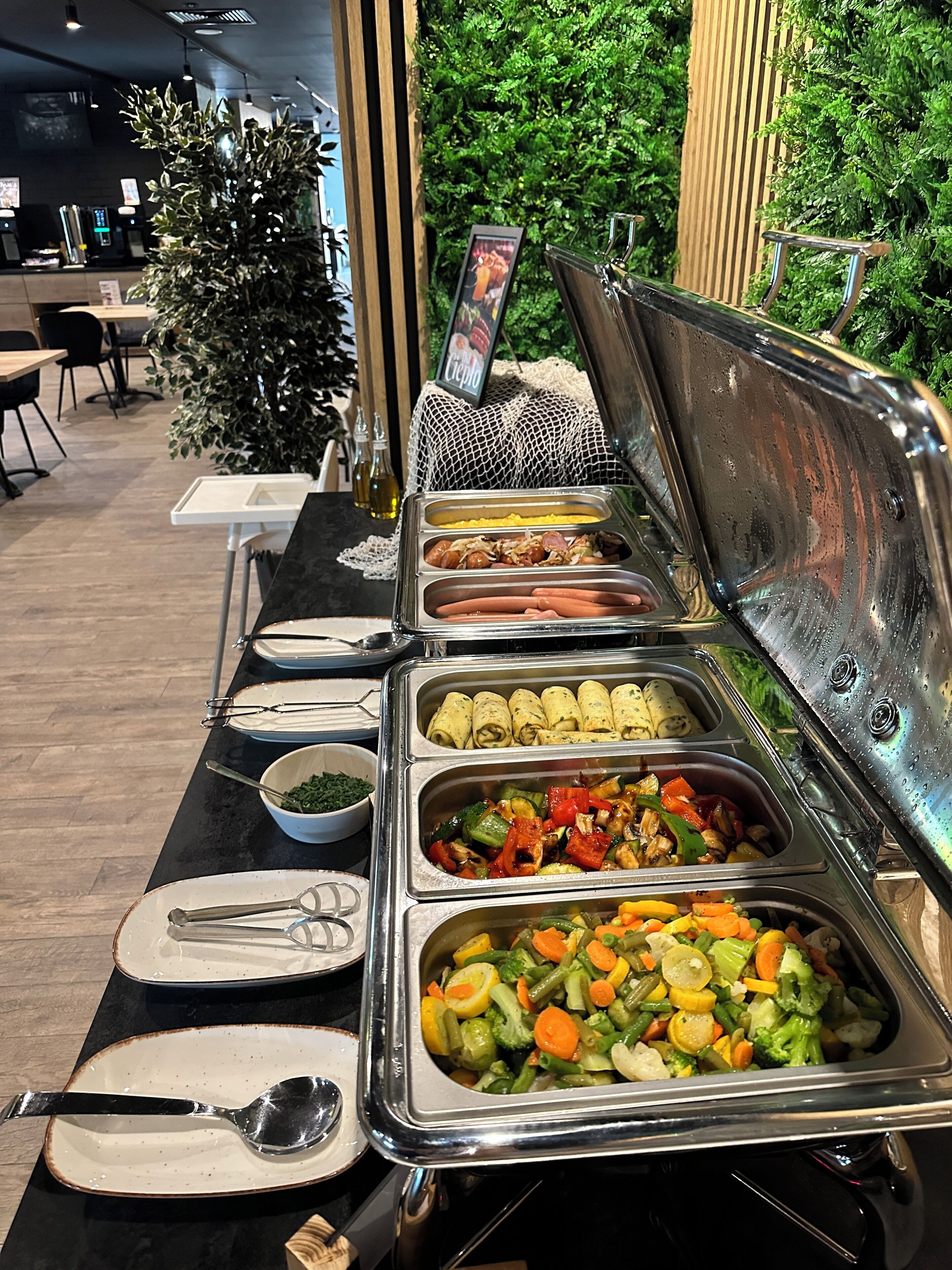 Morgenmadsbuffet hver dag mod et gebyr