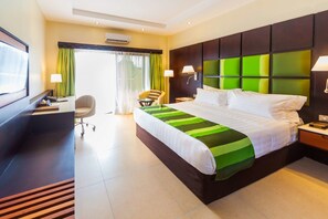 Junior Suite, 1 King Bed (Separate Living Room) | 1 bedroom, premium bedding, minibar, in-room safe - Best Western Premier Garden Hotel Entebbe (Entebbe)