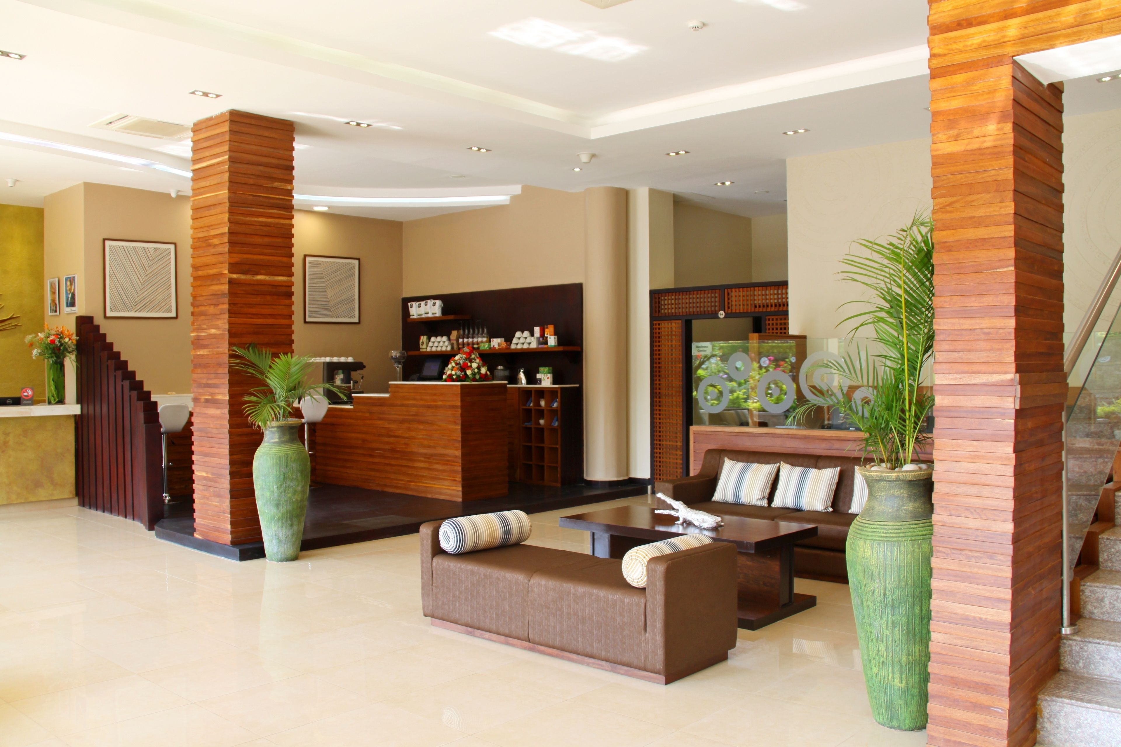 Sala de estar en el lobby