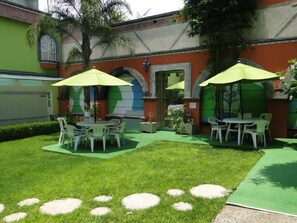 Terrace/patio - Hotel Cuellar (Tula de Allende)