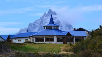 Façana frontal de l'allotjament