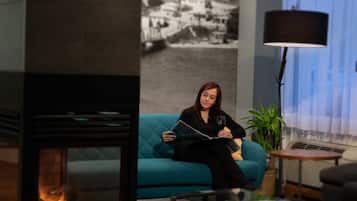 Sala de estar en el lobby