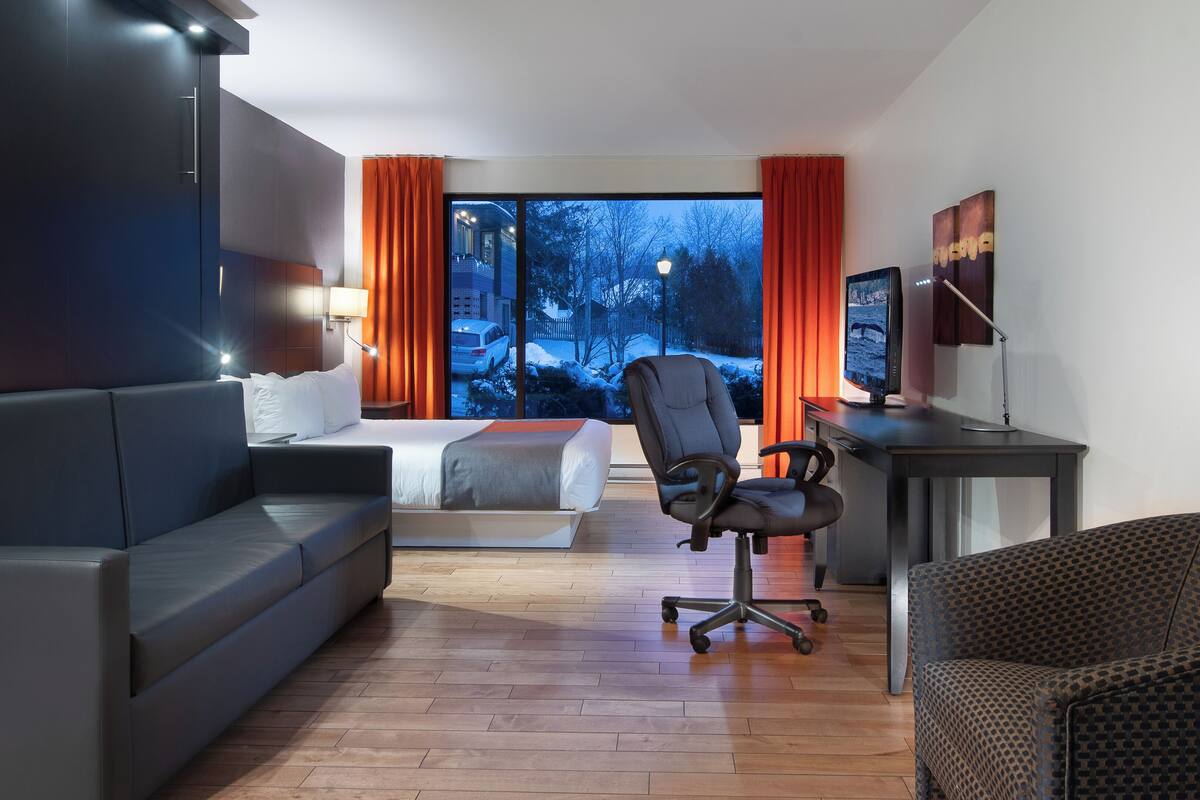 Superior Double Room, Multiple Beds, Mobility Accessible, City View | Premium bedding, desk, blackout drapes, soundproofing