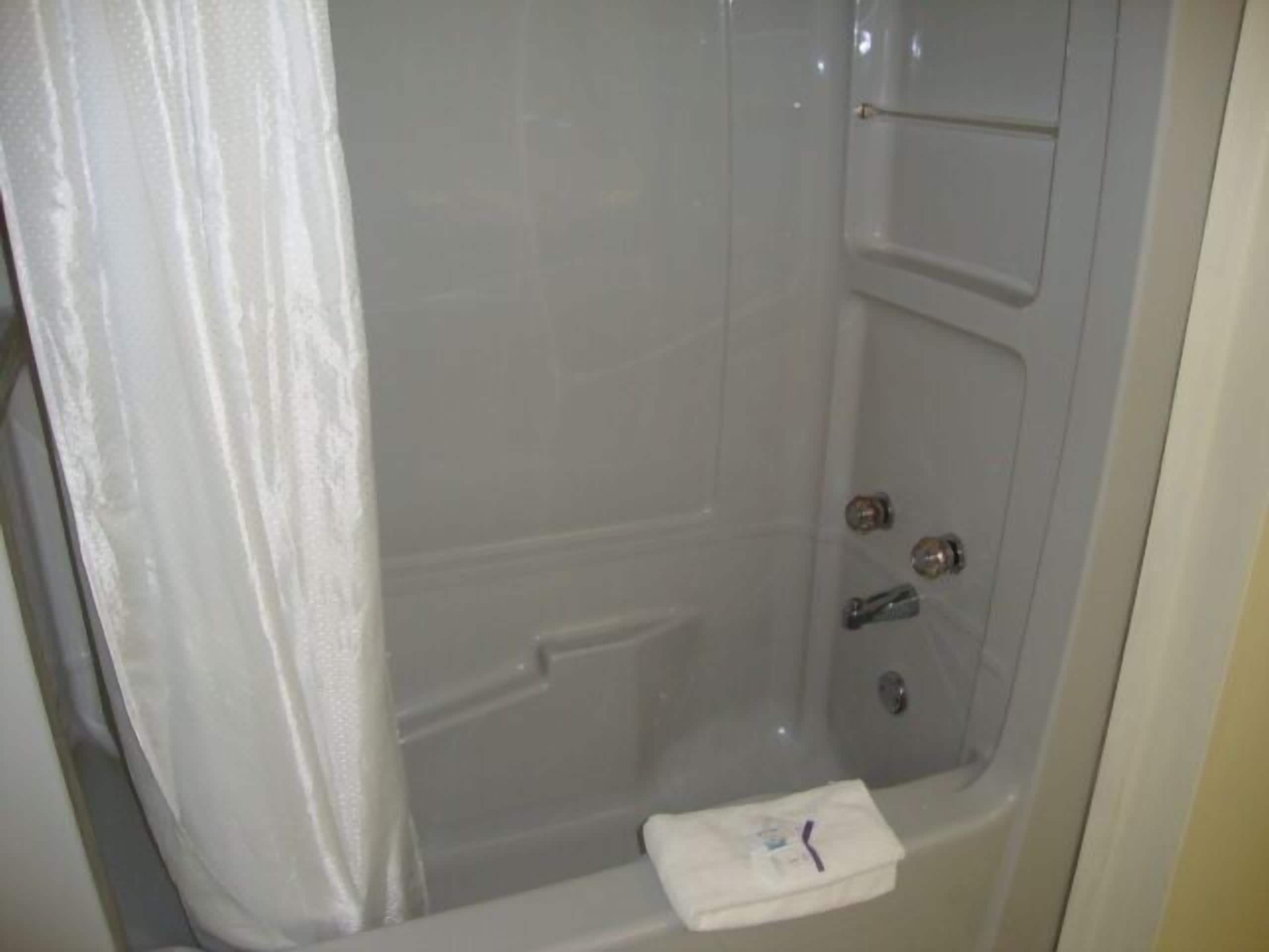 free toiletries, hair dryer, towels