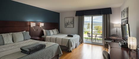 Standard Room, 2 Queen Beds | Desk, laptop workspace, blackout drapes, soundproofing