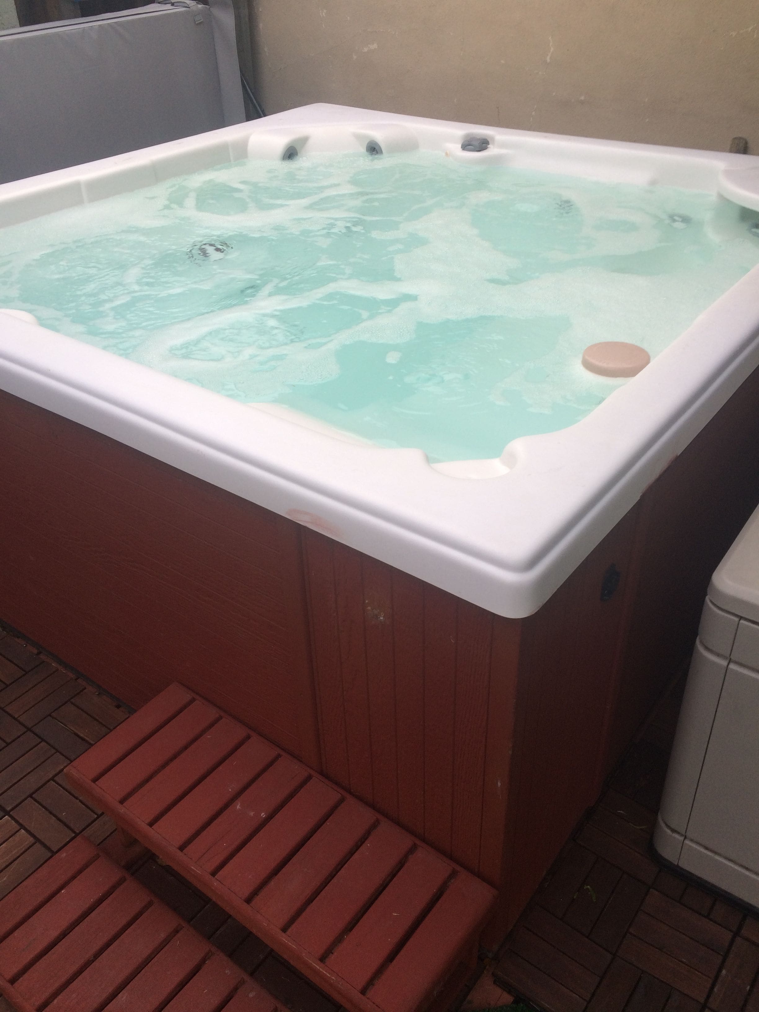 公寓客房, 1 張加大雙人床 | 室外 Spa 池