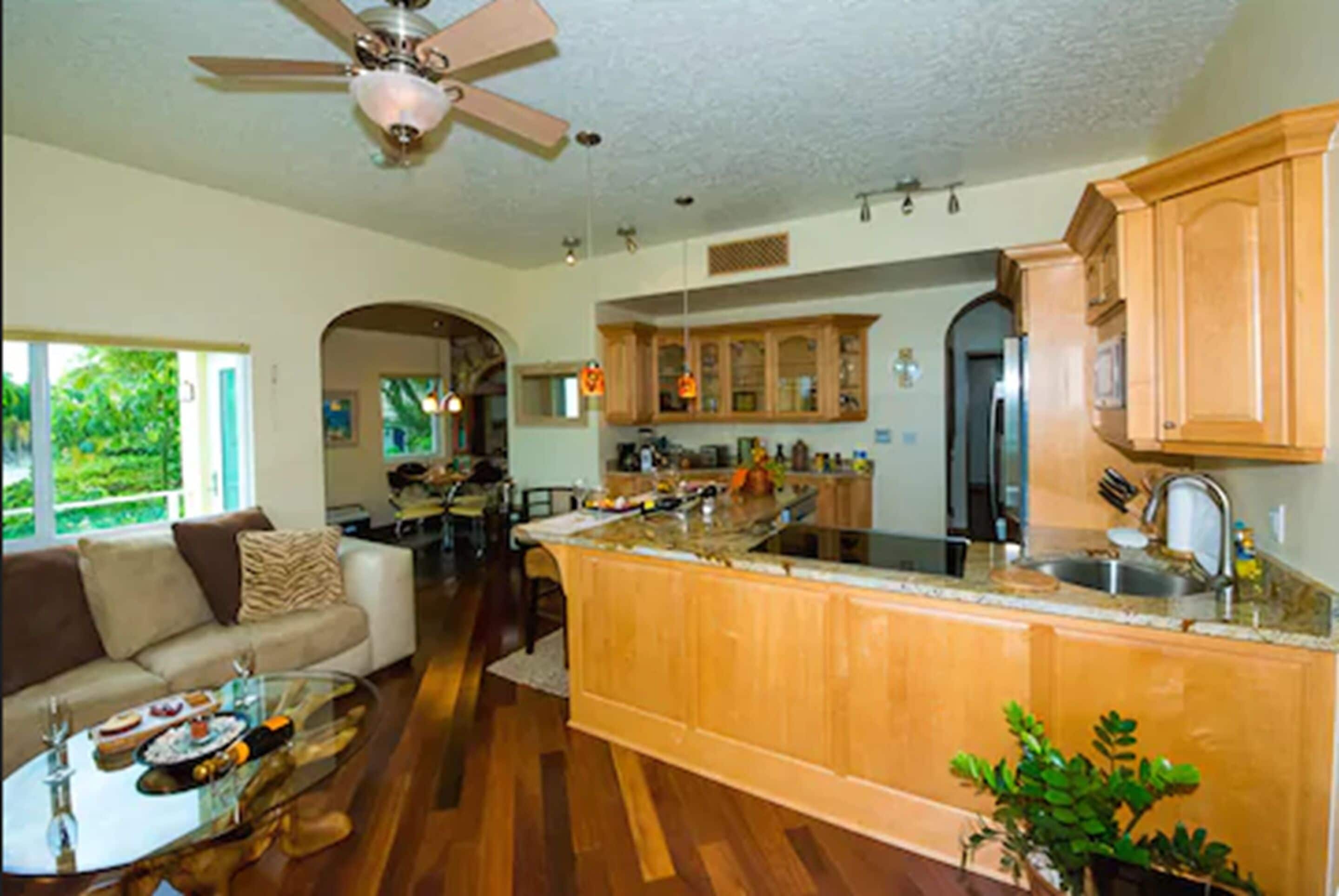 جناح ديلوكس - غرفة نوم واحدة | مطبخ خاص | ثلاجة/مجمد بحجم كبير، ميكروويف، موقد طهي مسطح، غسالة أطباق