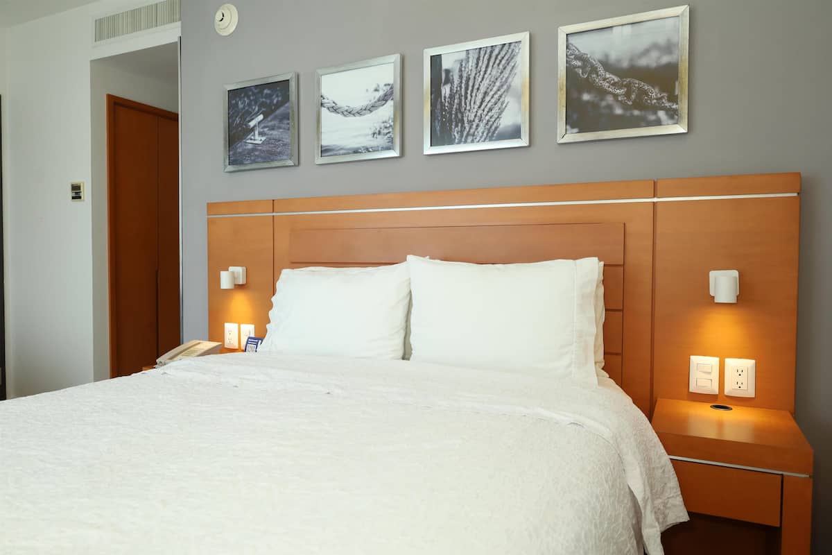 Huone, 1 keskisuuri parisänky, esteetön, tupakointi kielletty (Roll-in Shower) | Minibaari, tallelokero huoneessa, silitysrauta/-lauta, ilmainen Wi-Fi