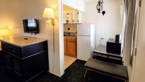 Studio Suite, 2 Queen Beds, Non Smoking, Kitchenette | Desk, laptop workspace, blackout curtains, iron/ironing board - Magnuson Hotel Sierra Vista (Sierra Vista)
