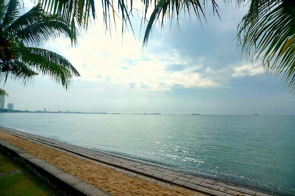 Private beach