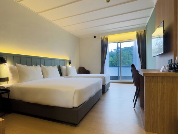 Coffres-forts dans les chambres, draps fournis