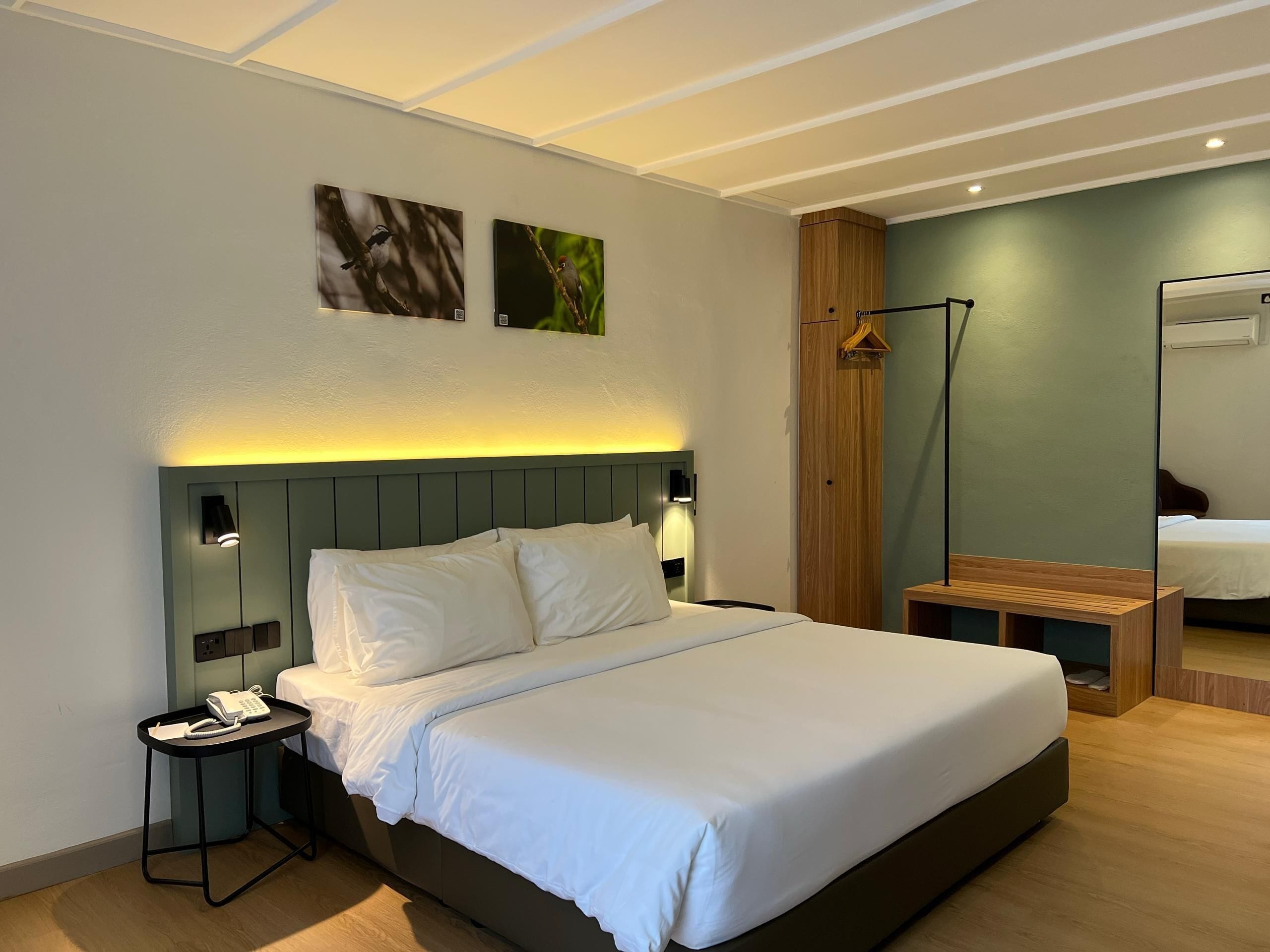 Coffres-forts dans les chambres, draps fournis