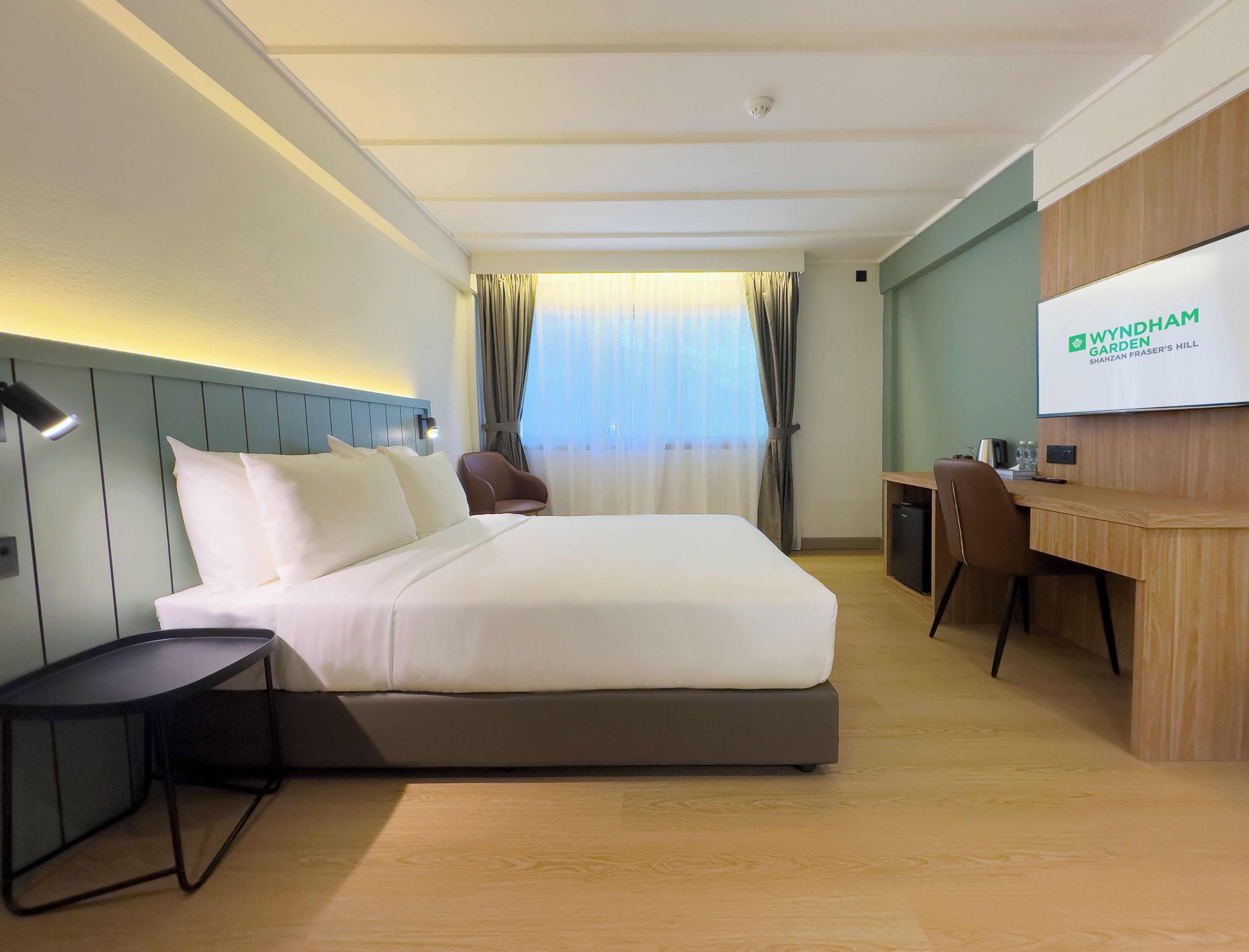 客房内保险箱、床单、轮椅无障碍