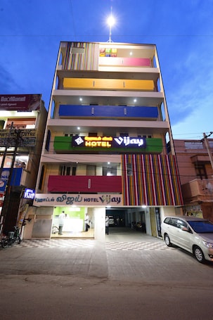 Front of property. Hotel Vijay
