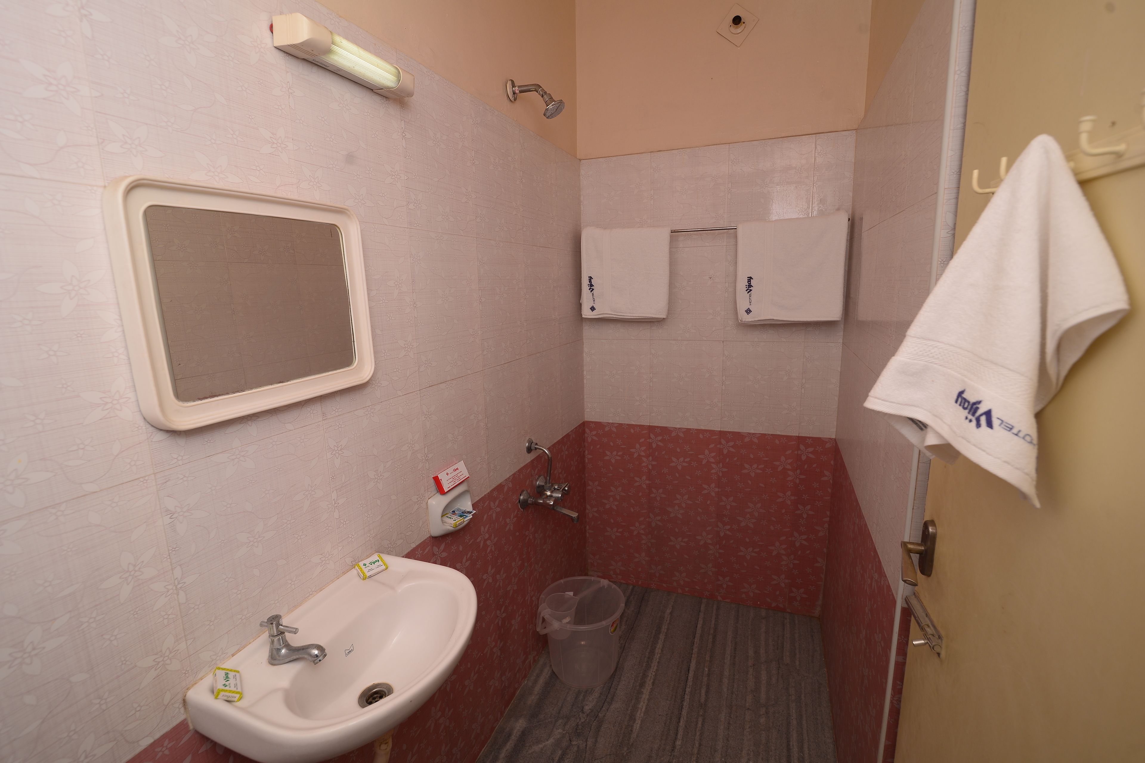 non ac room | bathroom | shower, free toiletries, towels