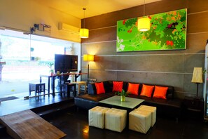 Sala de estar en el lobby