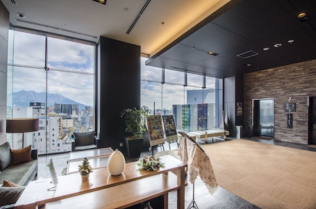 Reception. Solaria Nishitetsu Hotel Kagoshima