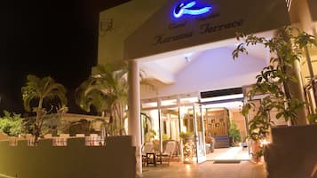 Front of property - evening/night