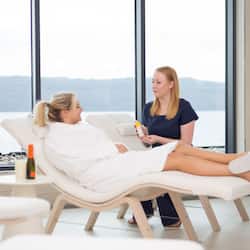 Sauna, steam room, body treatments, hydrotherapy, hot stone massages