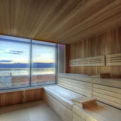 Sauna, steam room, body treatments, hydrotherapy, hot stone massages