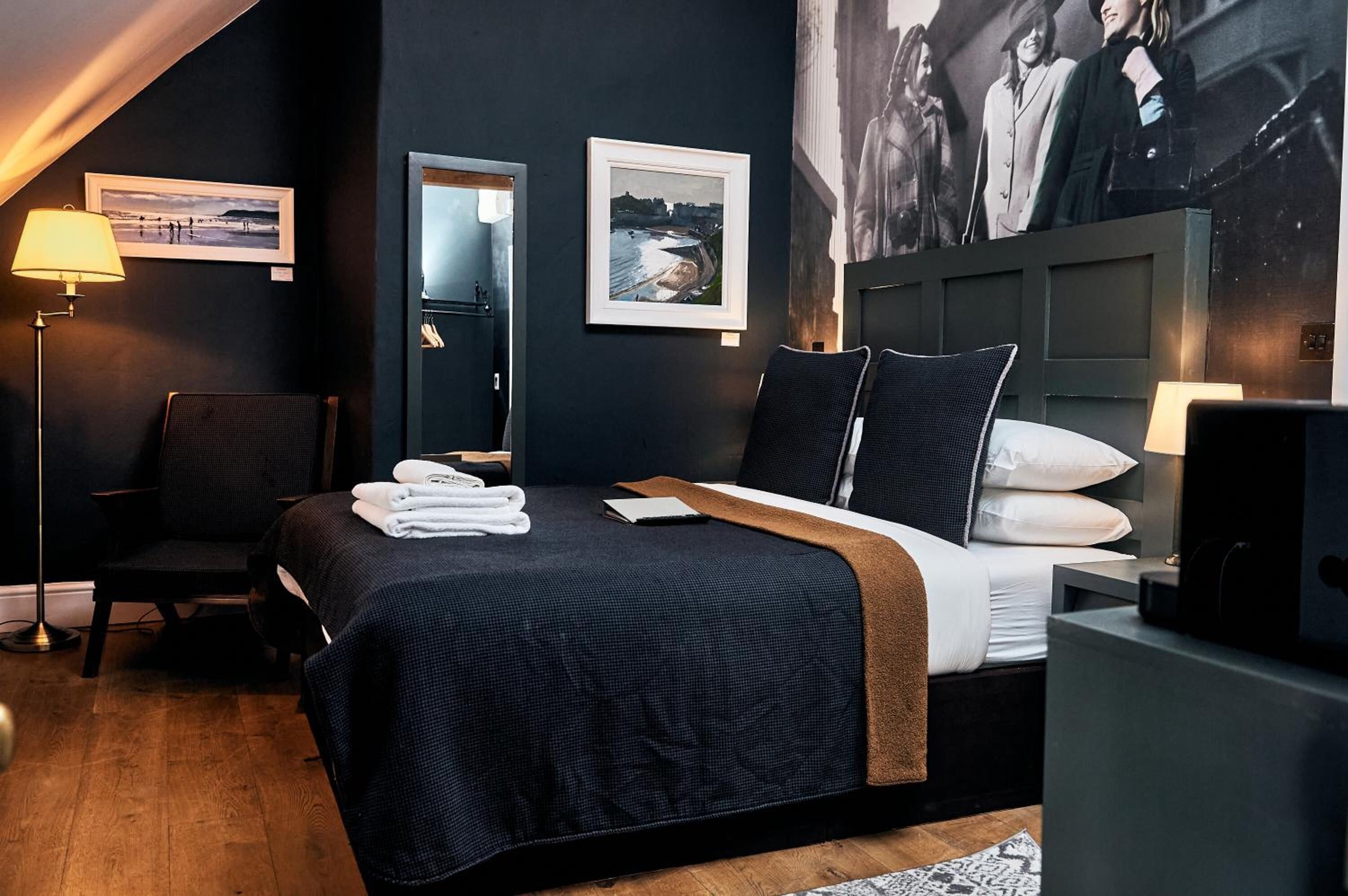 individually decorated, individually furnished, desk, iron/ironing board