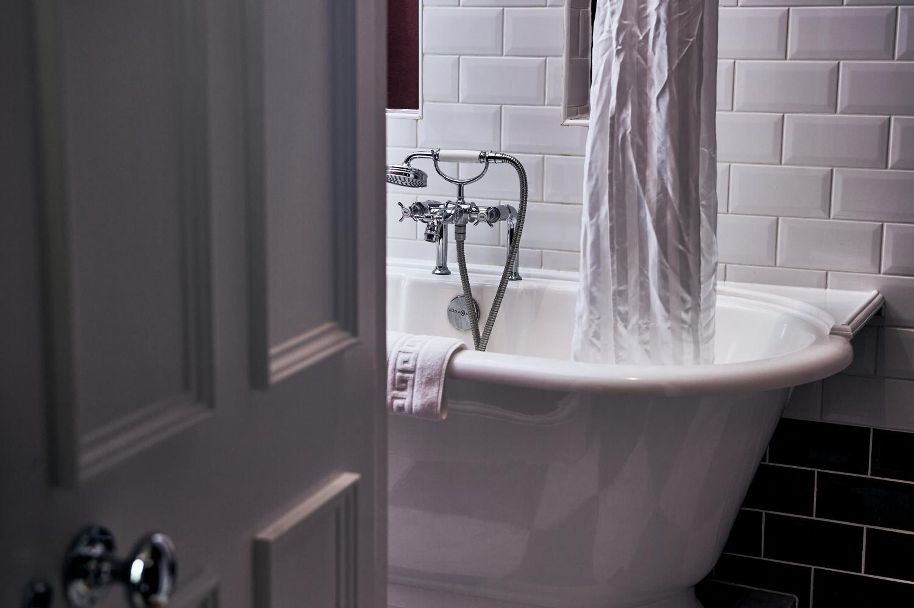 free toiletries, hair dryer, towels