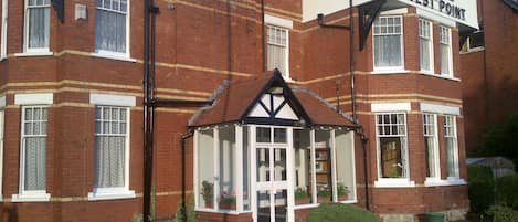 Façade de l’hébergement