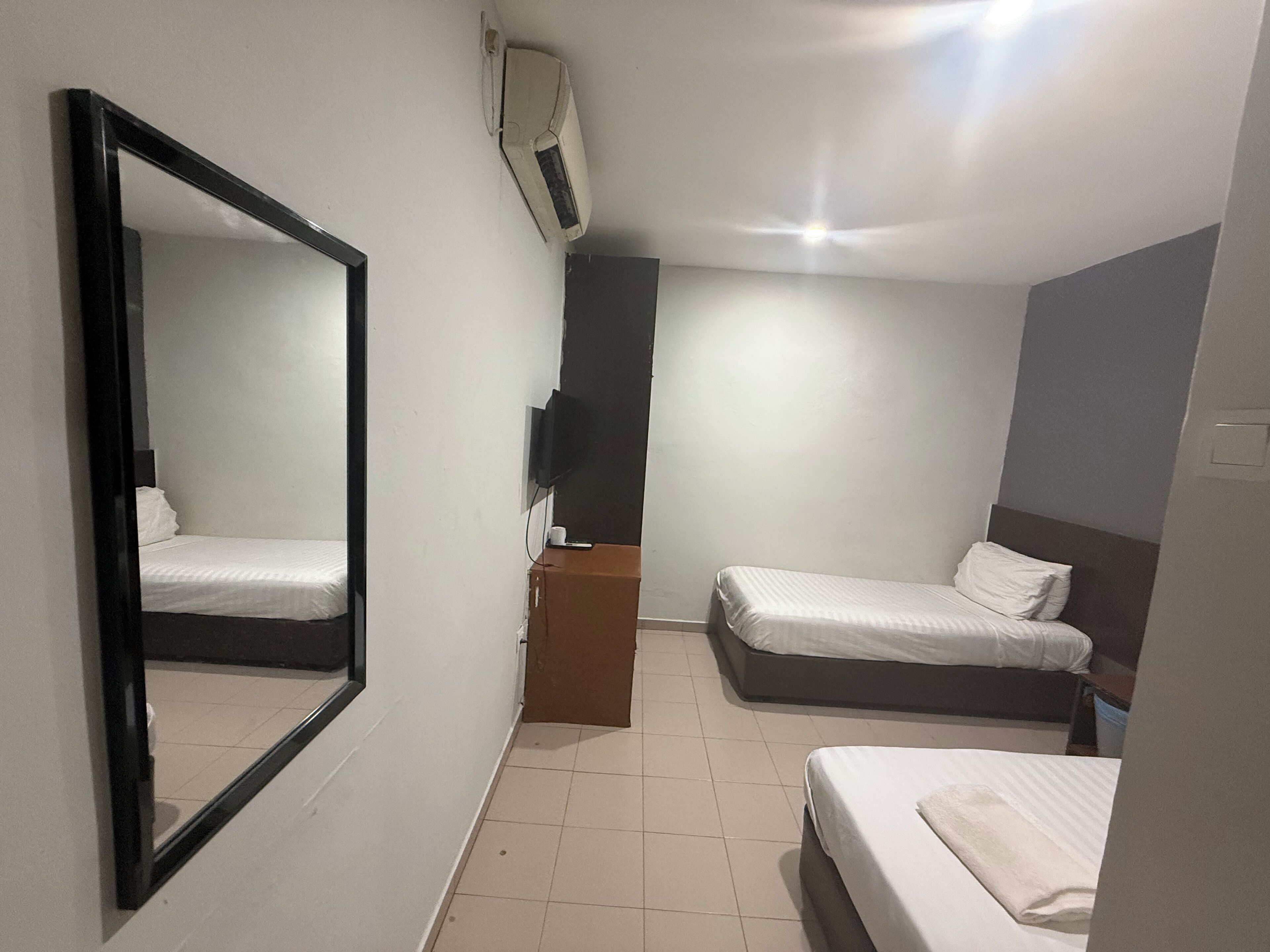 Desk, iron/ironing board (on request), WiFi (free), bed sheets