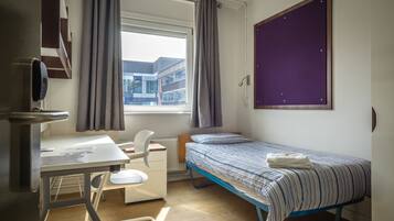 Standard Single Room, 1 Twin Bed, Shared Bathroom | WiFi (free), bed sheets