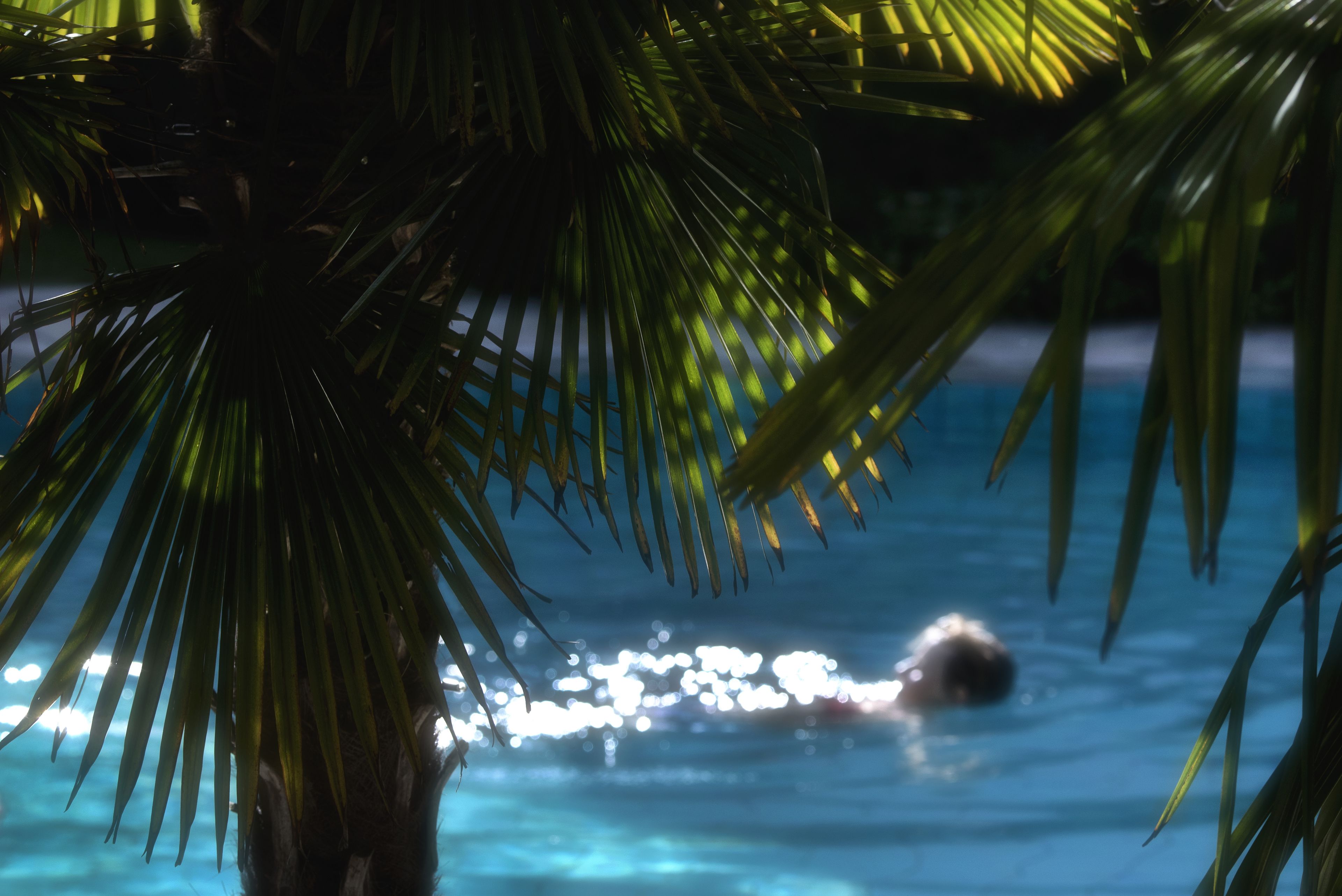 indoor pool, outdoor pool, pool loungers