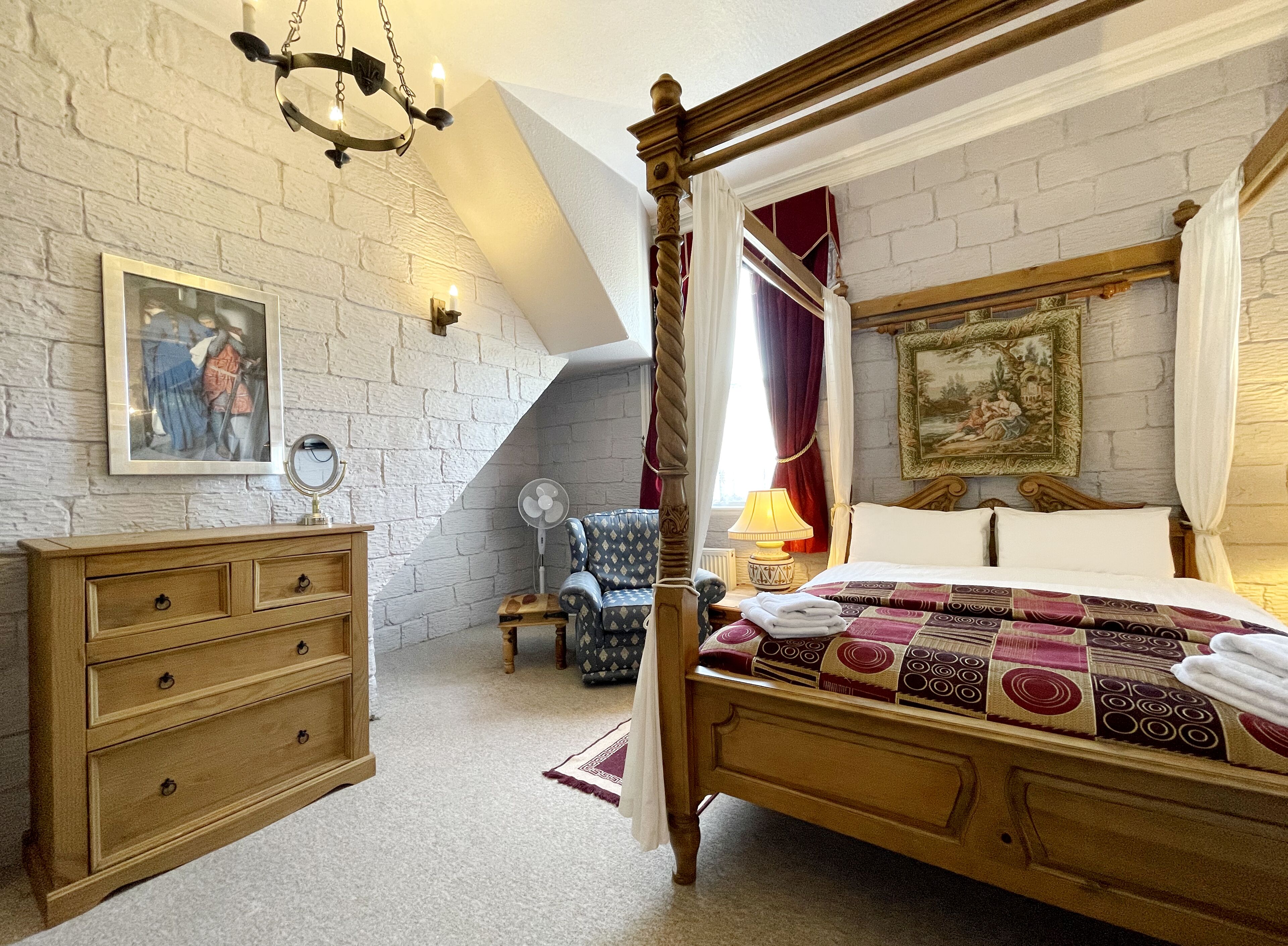 the castle room | iron/ironing board, free wifi, bed sheets