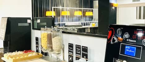 Daily buffet breakfast (EUR 5 per person)