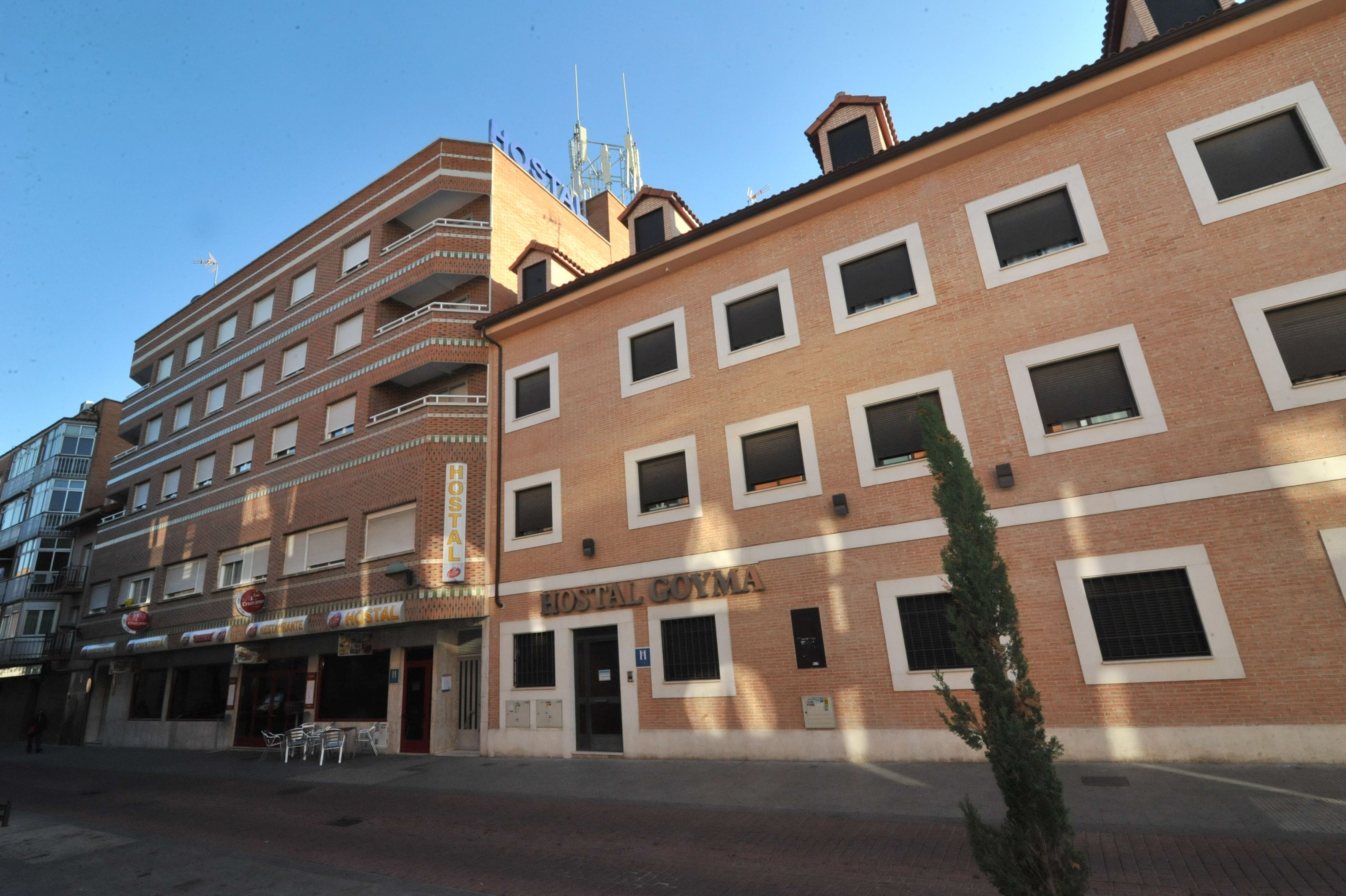 Overnatningsstedets facade