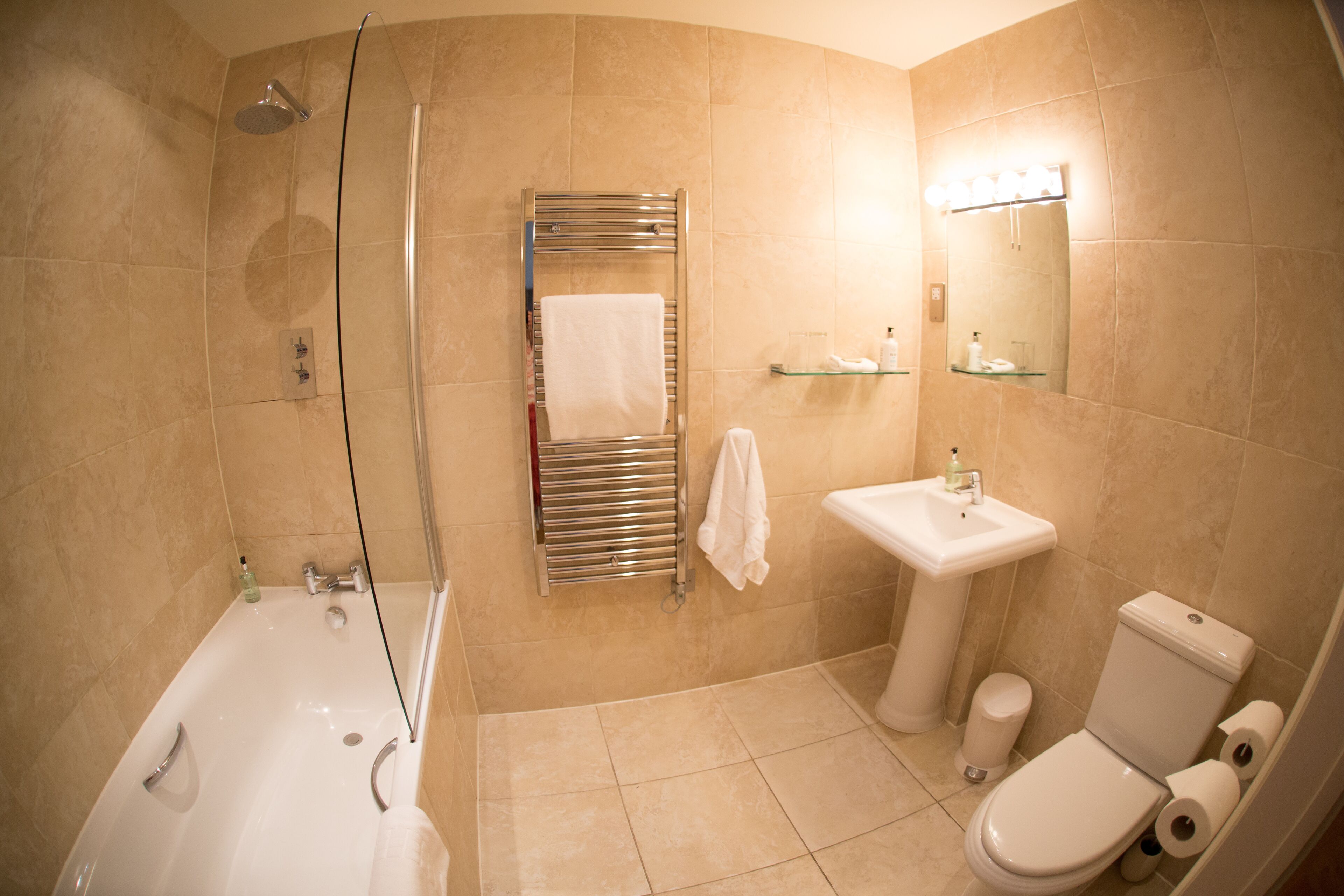 suite | bathroom | shower, free toiletries, hair dryer, bathrobes