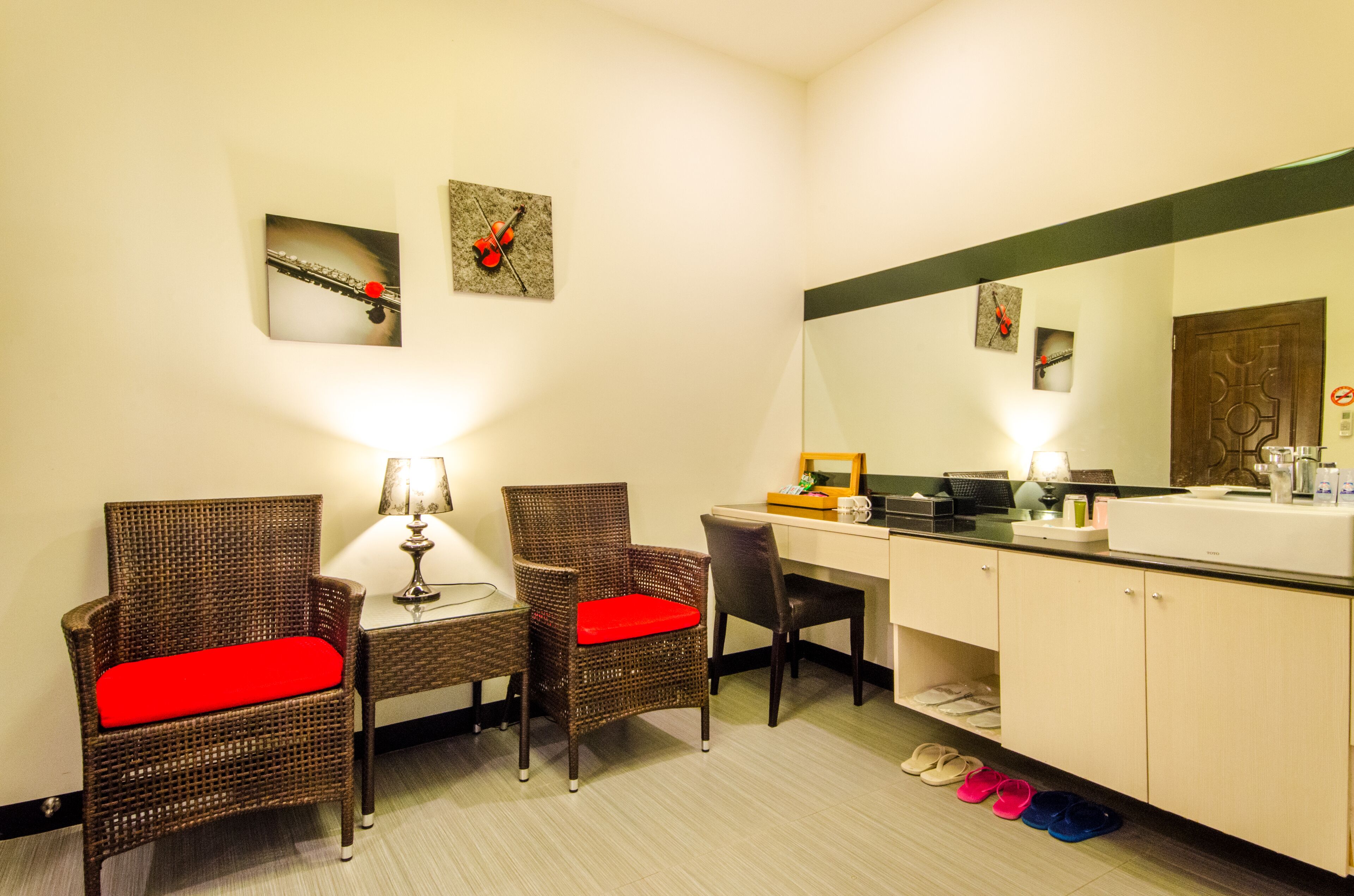 deluxe triple room | premium bedding, in-room safe, desk, blackout curtains