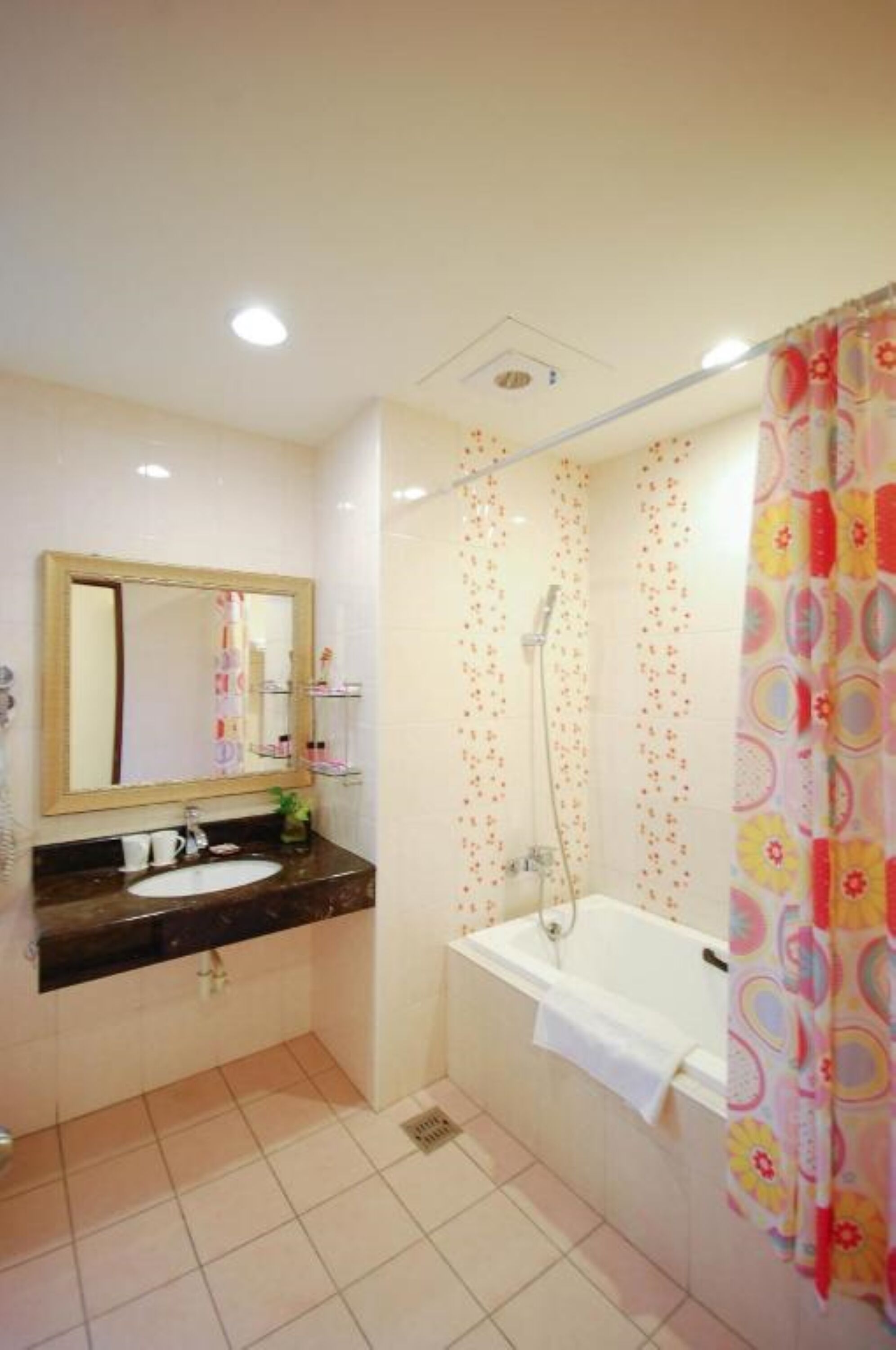 double room, mountain view | bathroom | separate bathtub and shower, hair dryer, slippers, towels