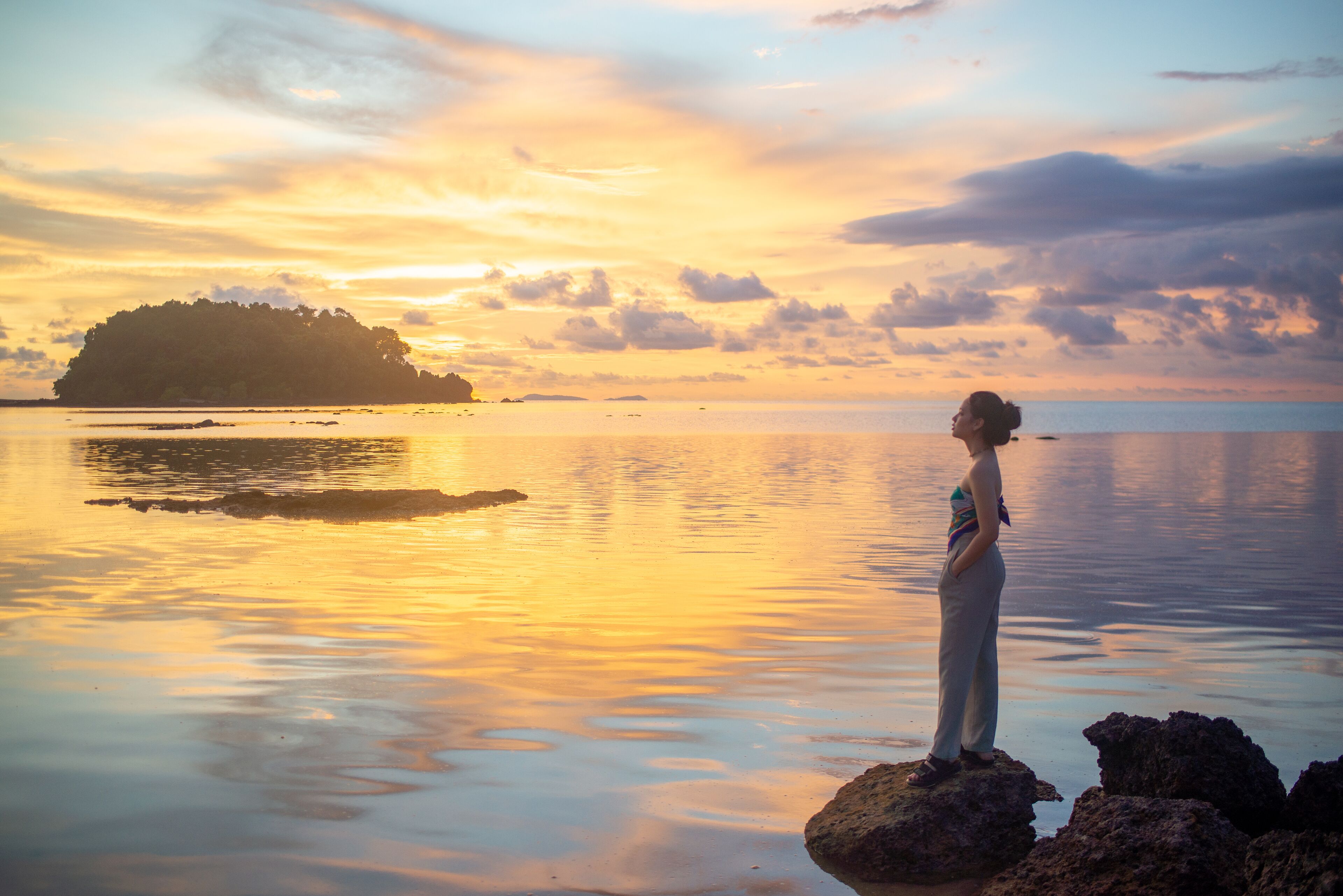 on the beach, snorkelling, kayaking