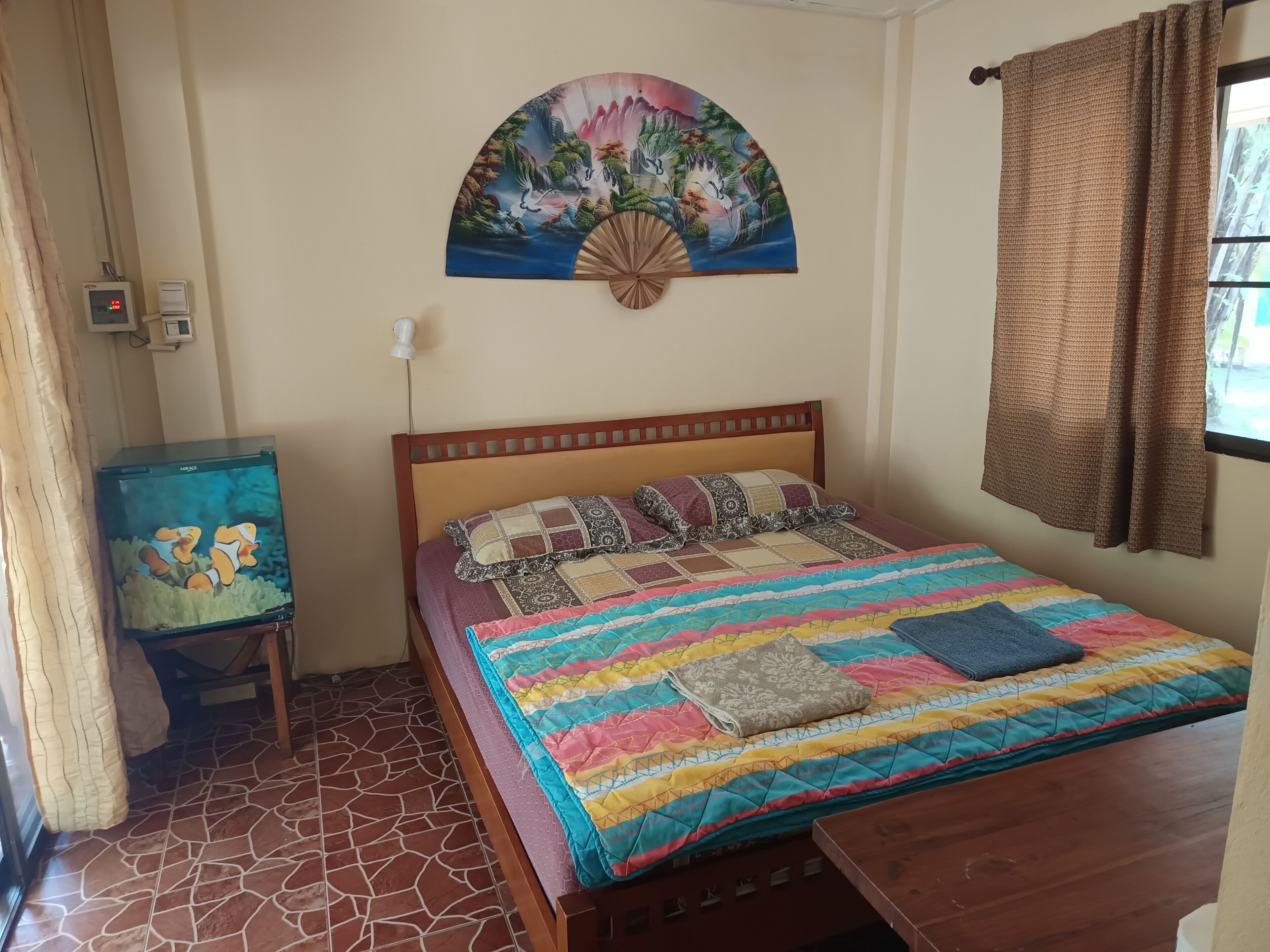 Superior Bungalow with Fan | ตู้นิรภัยในห้องพัก, โต๊ะทำงาน, Wi-Fi ฟรี, ผ้าปูที่นอน