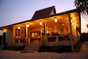 Front of property - evening/night