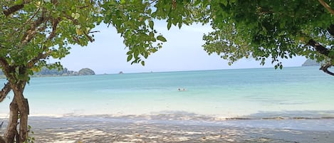 Playa privada, kayak