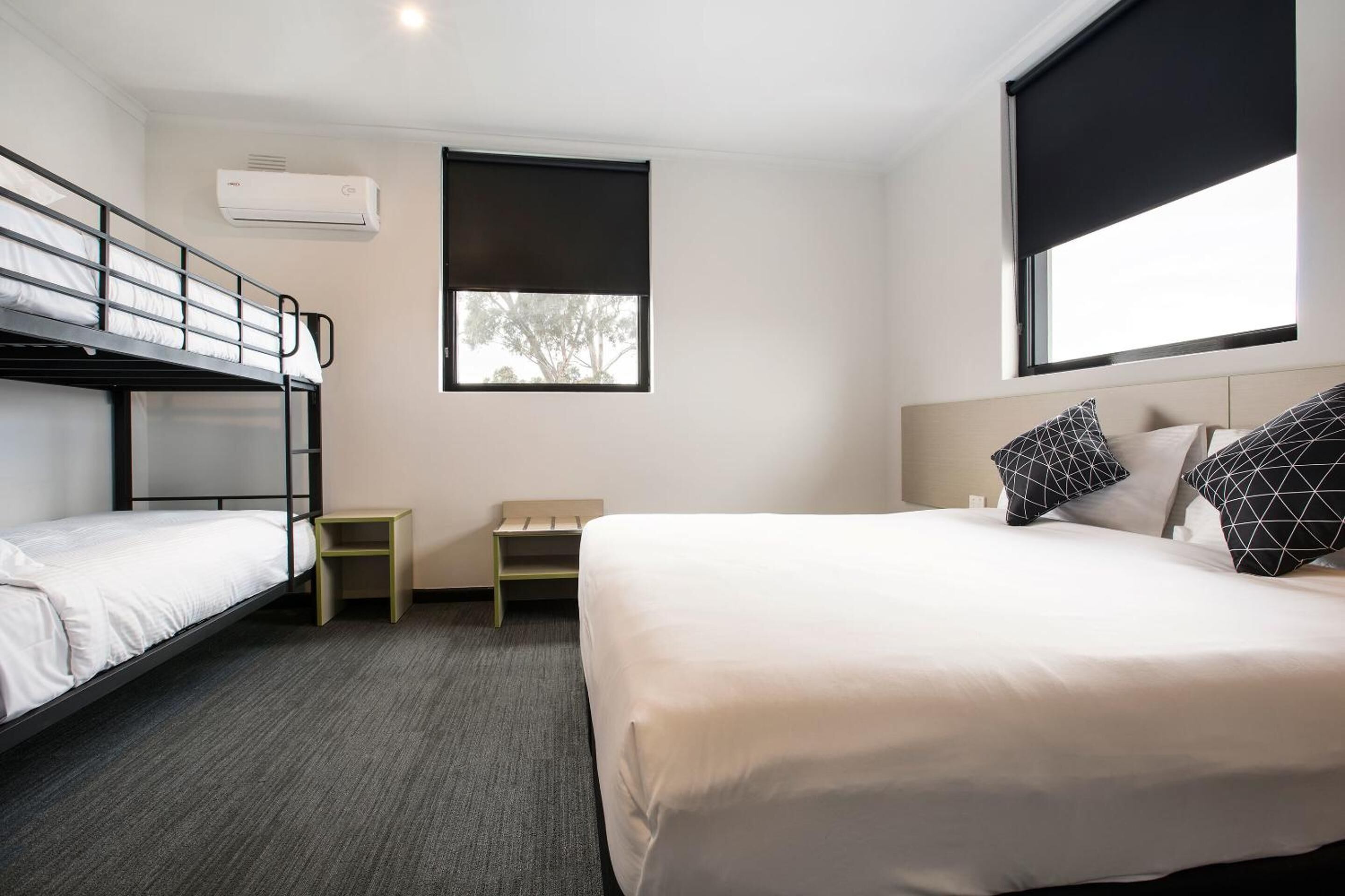 premium bedding, desk, iron/ironing board, cots/infant beds