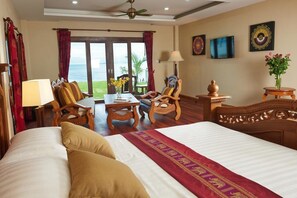 Estate Suite | Premium bedding, pillowtop beds, minibar, individually decorated - Sara Beachfront Boutique Resort (Pathio)
