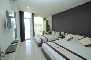 Minibar, desk, blackout curtains, rollaway beds