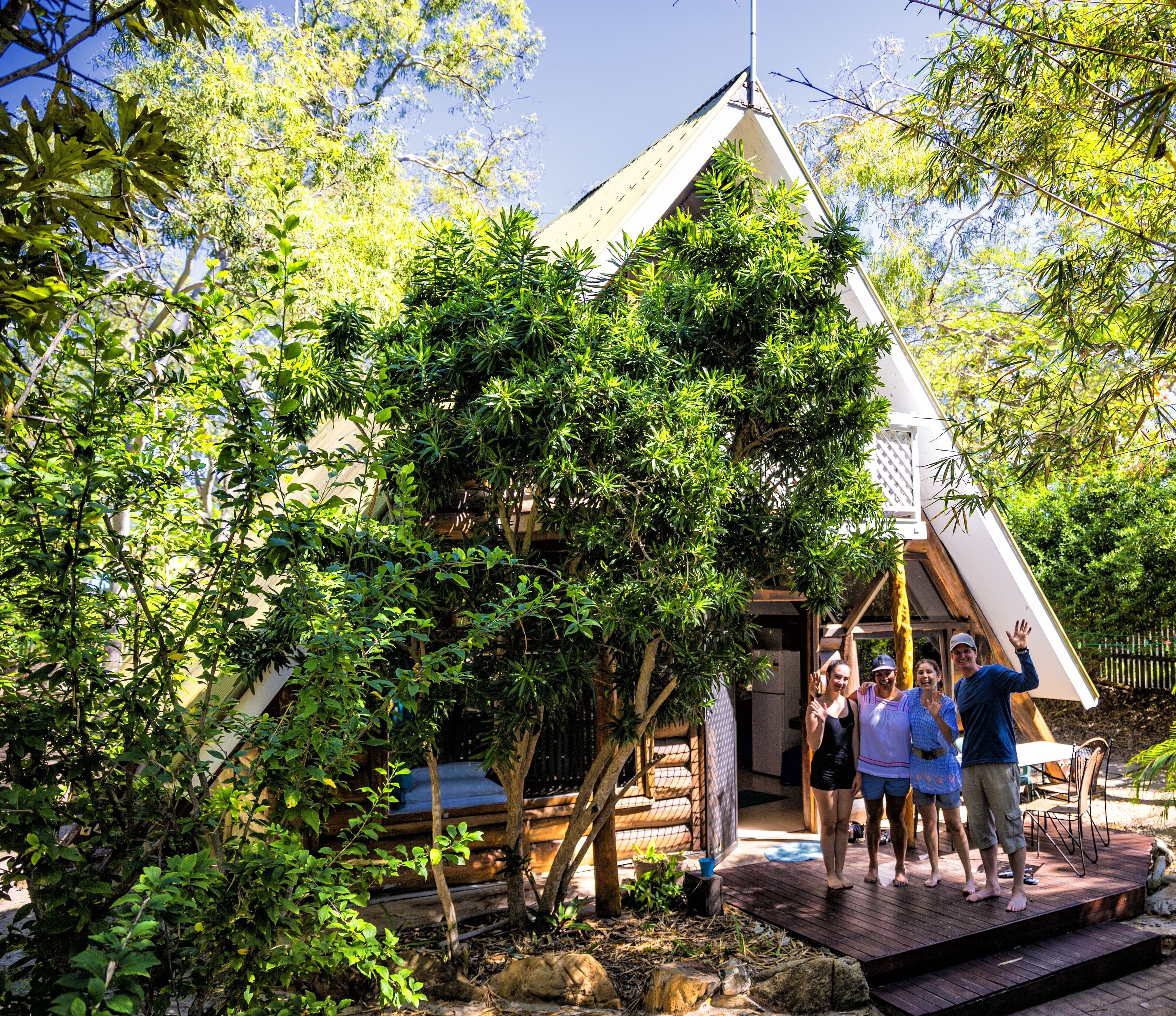 Chalet, 2 habitaciones | Vista al patio