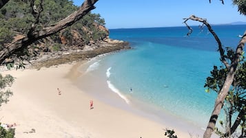 On the beach, beach shuttle, beach massages, fishing